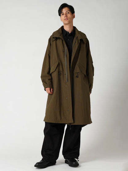 NYLON TASLAN MOD COAT WITH THINSULATE