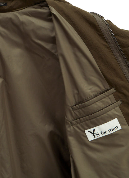 NYLON TASLAN MOD COAT WITH THINSULATE