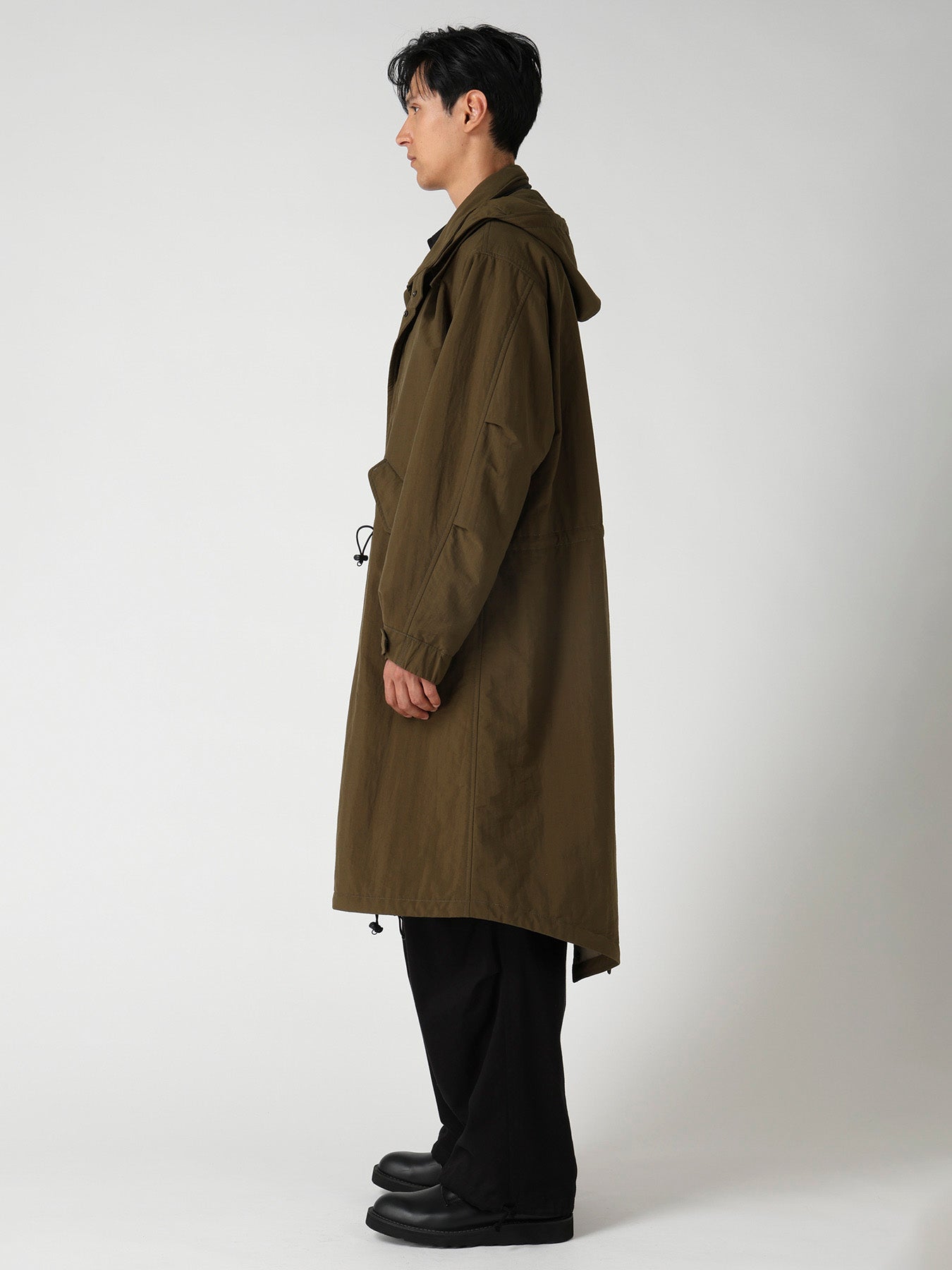 NYLON TASLAN MOD COAT WITH THINSULATE