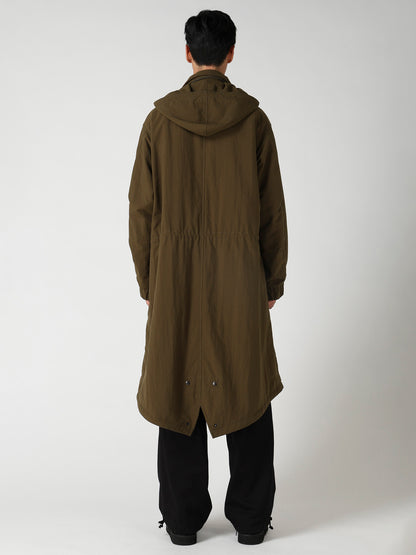NYLON TASLAN MOD COAT WITH THINSULATE