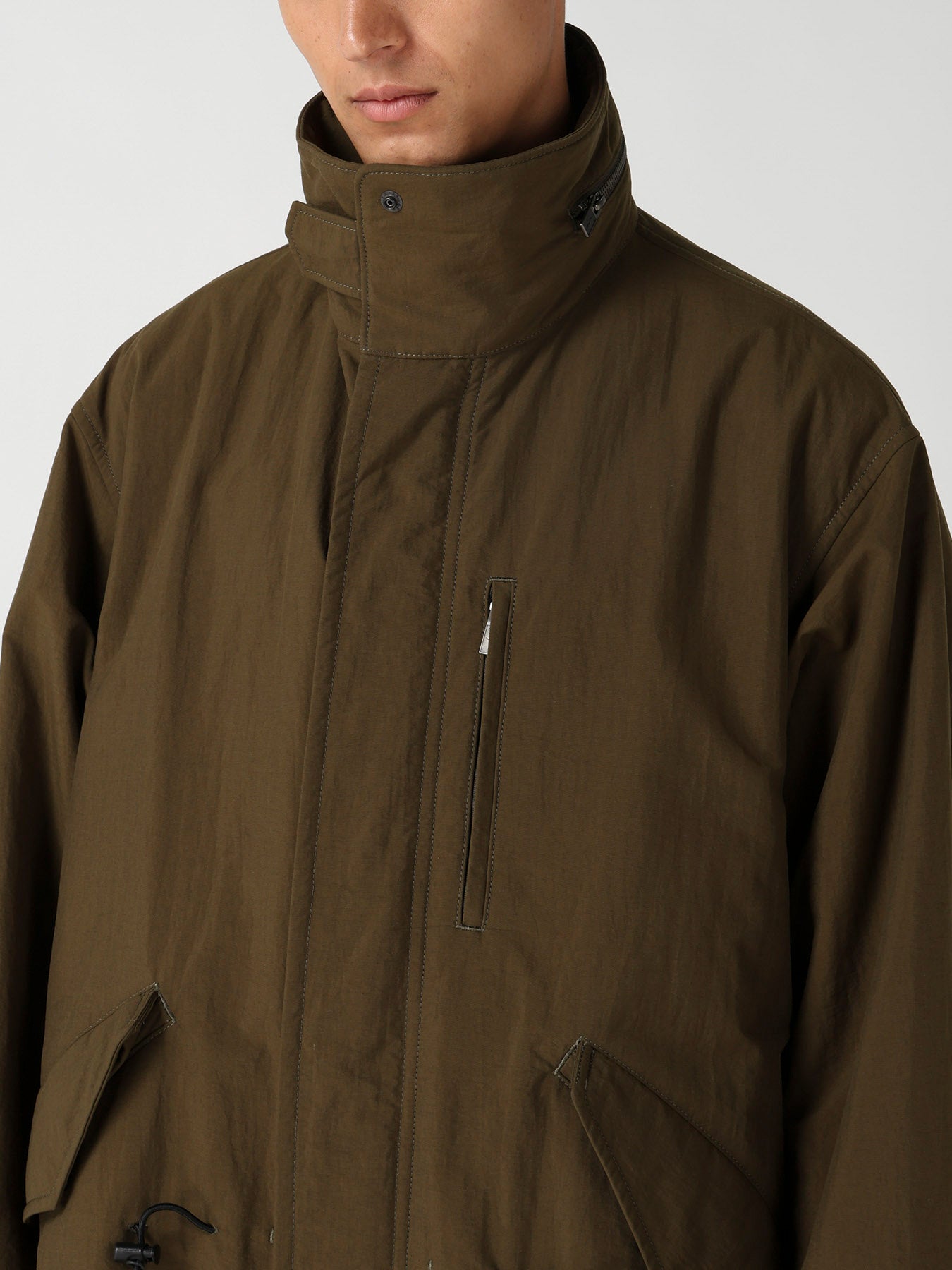 NYLON TASLAN MOD COAT WITH THINSULATE