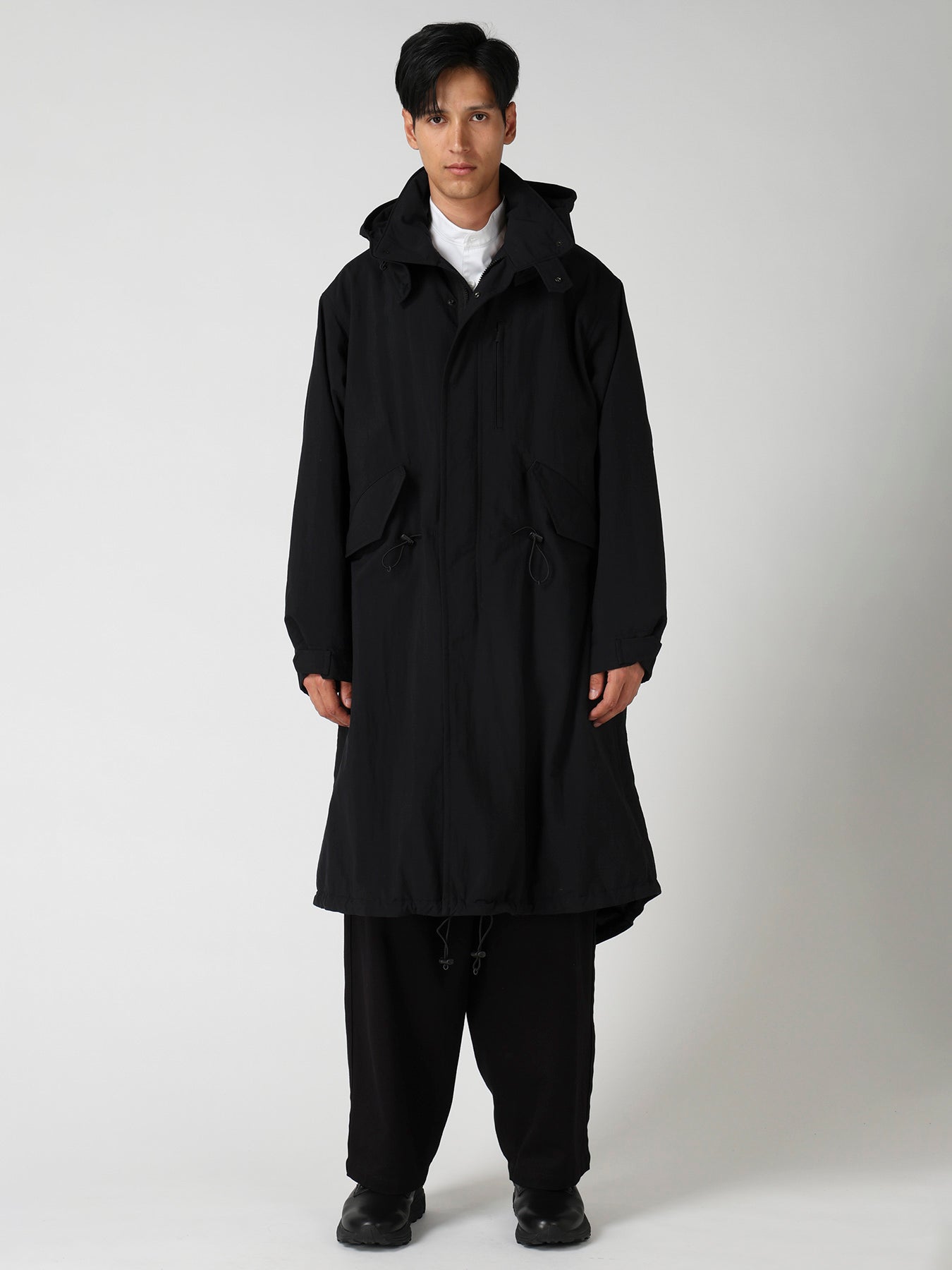 NYLON TASLAN MOD COAT WITH THINSULATE