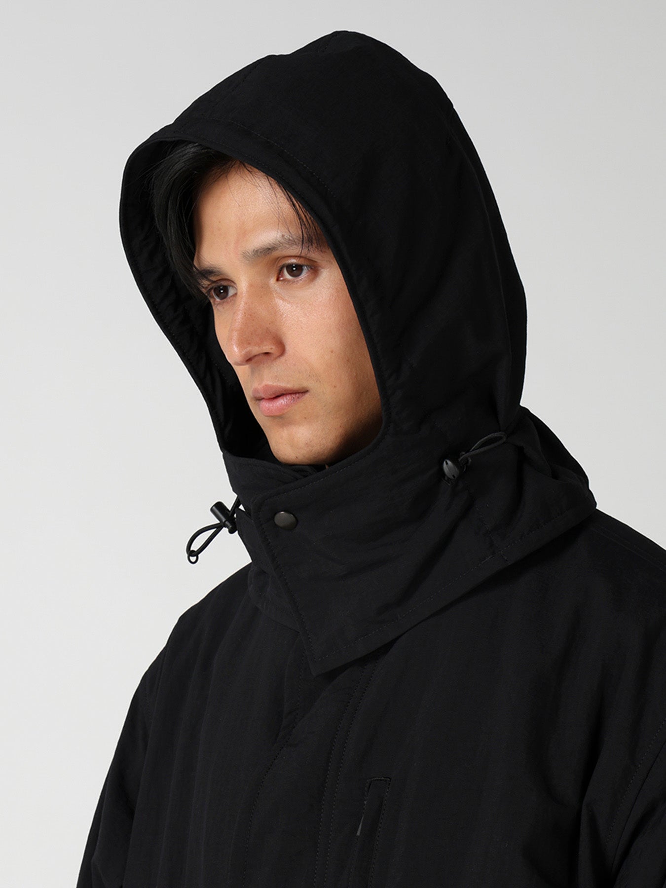 NYLON TASLAN MOD COAT WITH THINSULATE