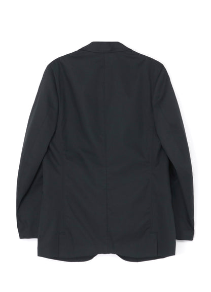 COTTON/POLYESTER TWILL 3-BUTTON JACKET