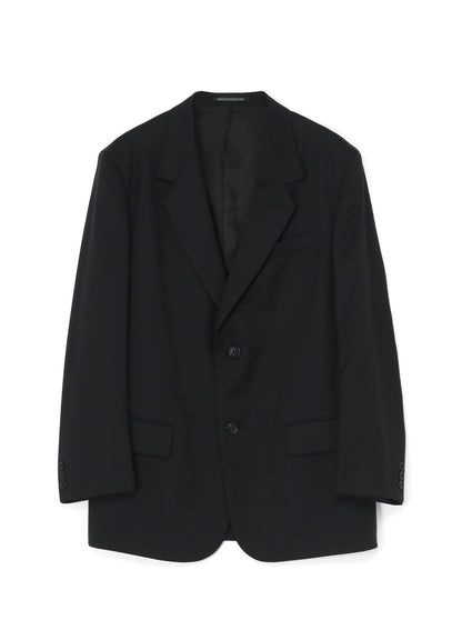 WOOL GABARDINE 2-BUTTON JACKET