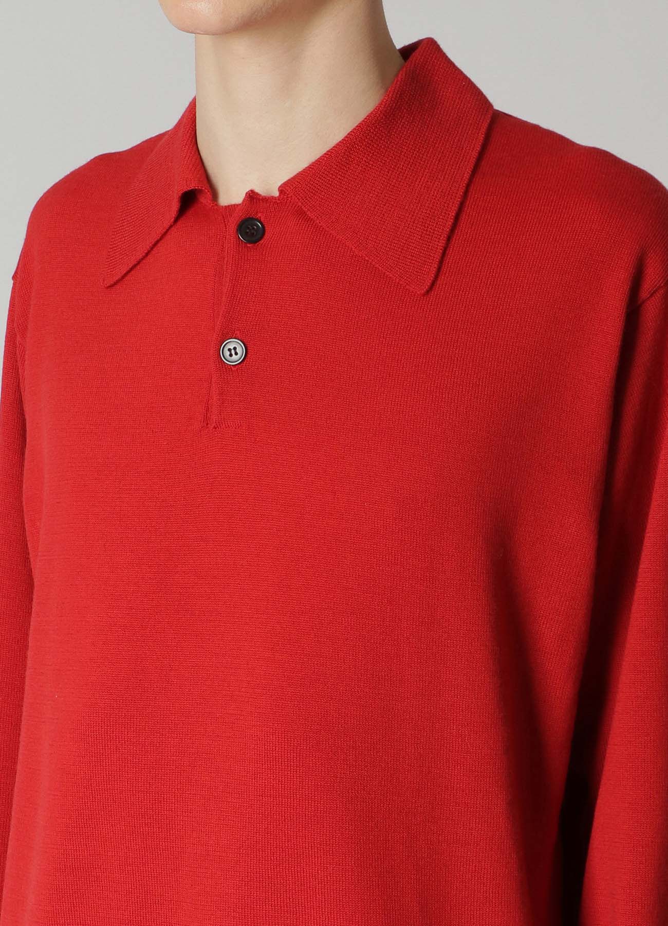 12G JERSEY Y's for men LOGO POLO KNIT