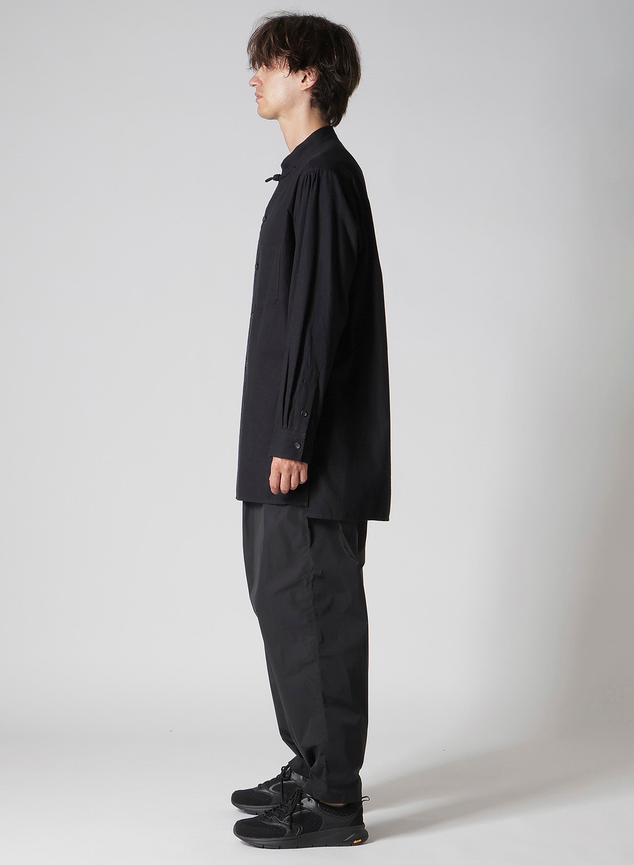 COTTON FLANNEL CHINA SHIRT – THE SHOP YOHJI YAMAMOTO