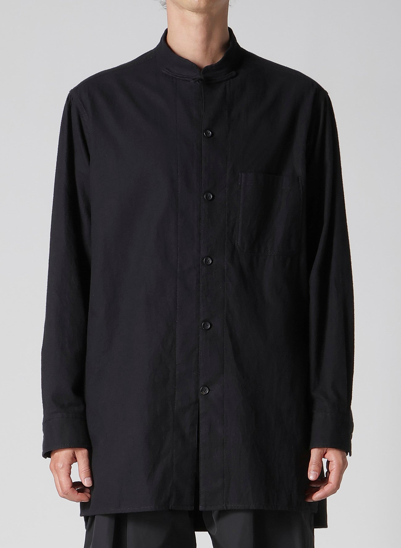 COTTON FLANNEL CHINA SHIRT – THE SHOP YOHJI YAMAMOTO