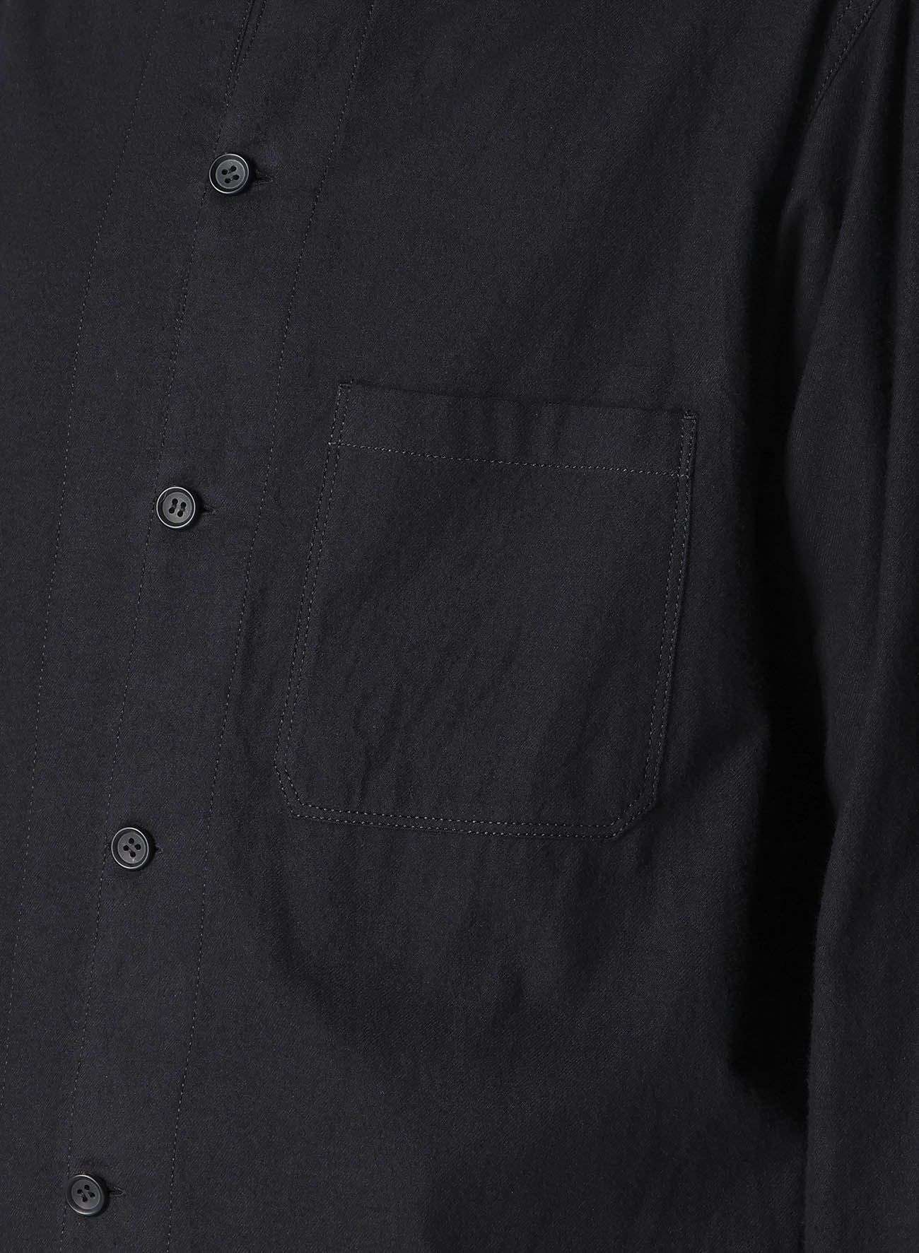 COTTON FLANNEL CHINA SHIRT – THE SHOP YOHJI YAMAMOTO