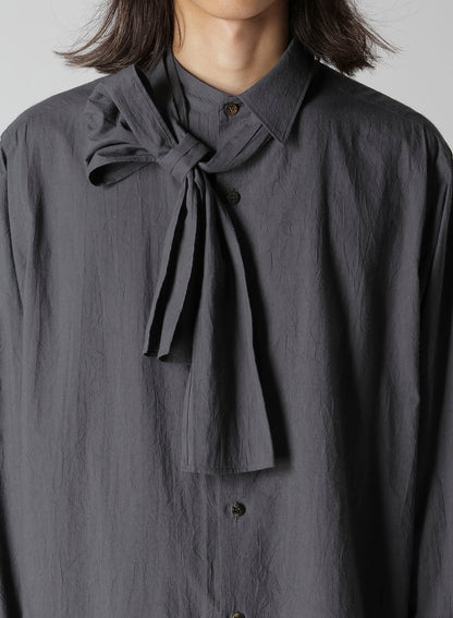 60 WRINKLE LAWN SCARF ATTACHED SHIRT