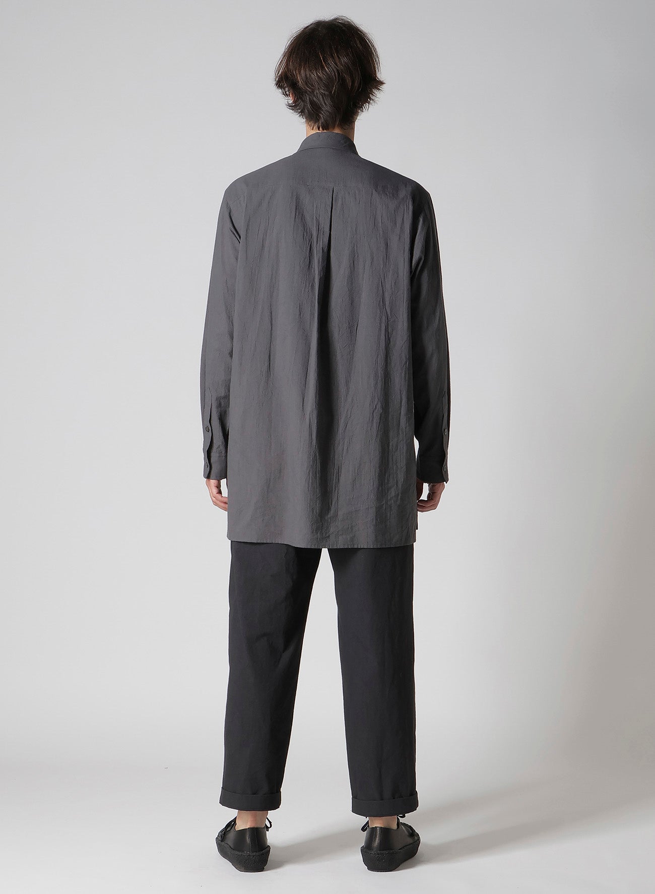 roll collar dress shirt Roll Collar Shirt