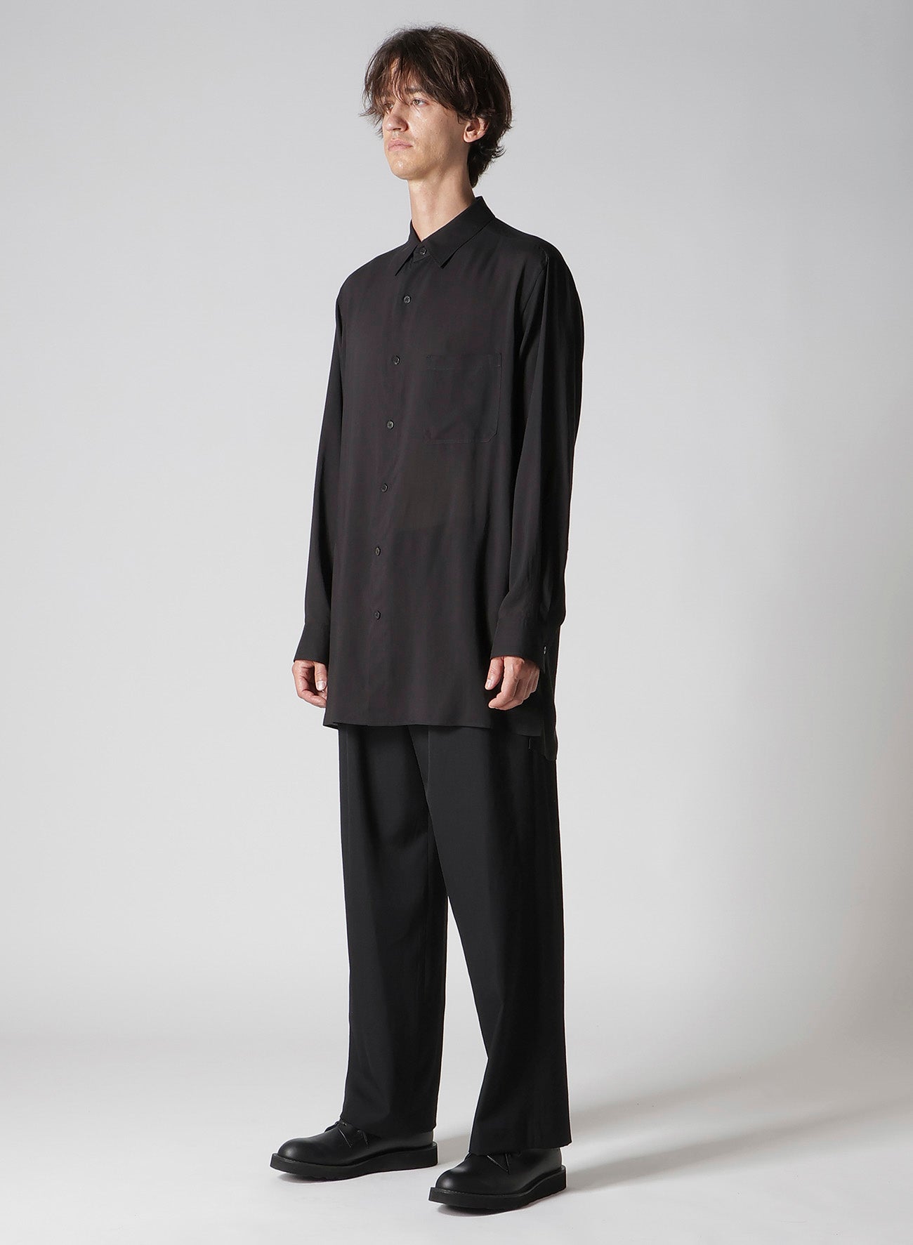 CELLULOSE LAWN STANDARD BIG SHIRT – THE SHOP YOHJI YAMAMOTO