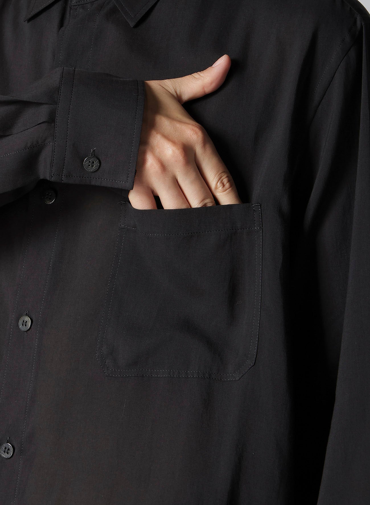 CELLULOSE LAWN STANDARD BIG SHIRT – THE SHOP YOHJI YAMAMOTO