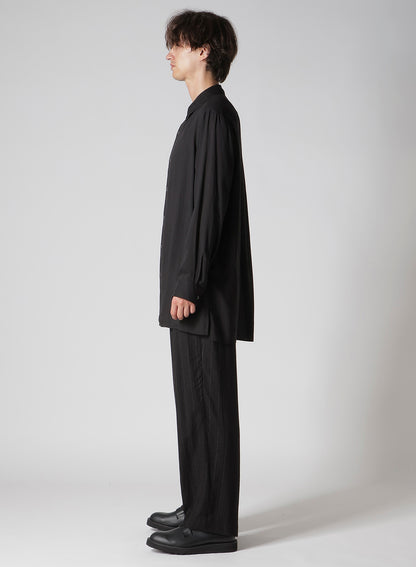 CELLULOSE LAWN TRIPLE COLLAR BLOUSE