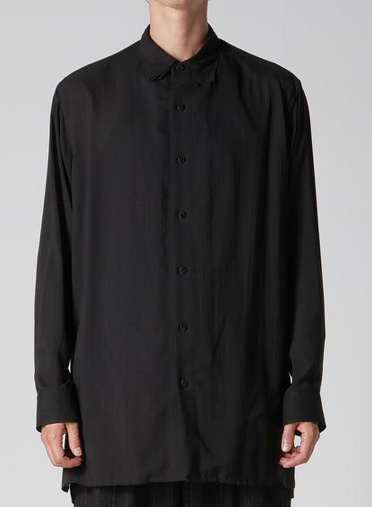 CELLULOSE LAWN TRIPLE COLLAR BLOUSE