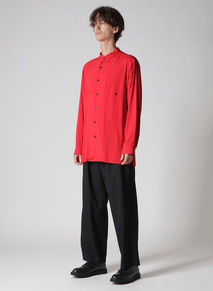 KHADI PANEL STAND COLLAR SHIRT