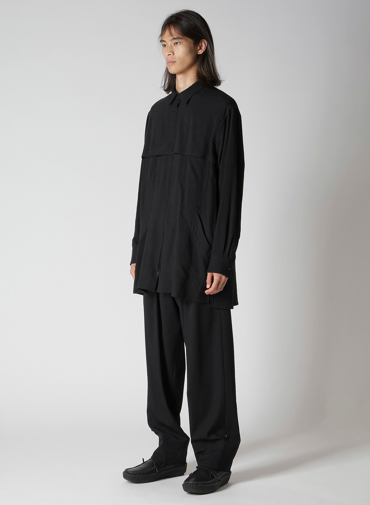 RY/LI CLOTH FRONT ZIP SHIRT – THE SHOP YOHJI YAMAMOTO
