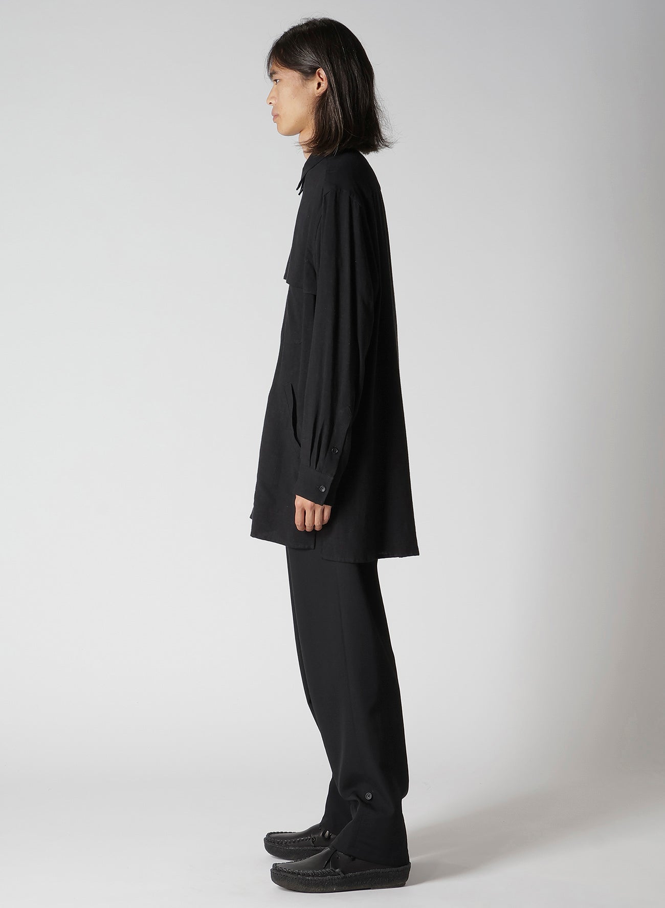 RY/LI CLOTH FRONT ZIP SHIRT