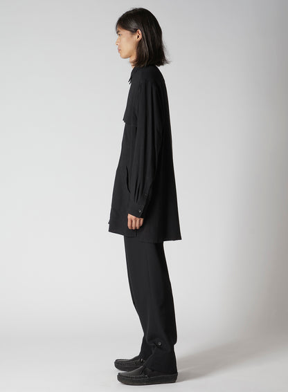 RY/LI CLOTH FRONT ZIP SHIRT