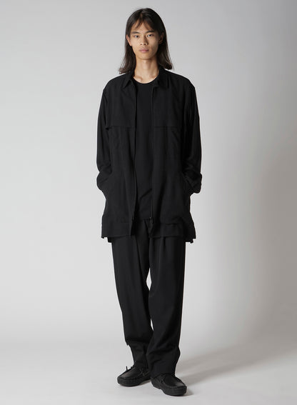 RY/LI CLOTH FRONT ZIP SHIRT
