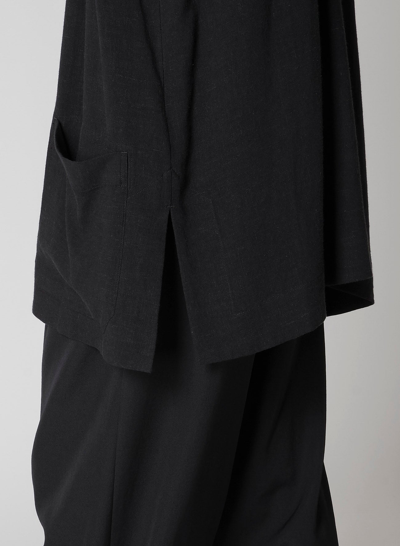 RY/LI CLOTH CHINA BUTTON STAND COLLAR SHIRT