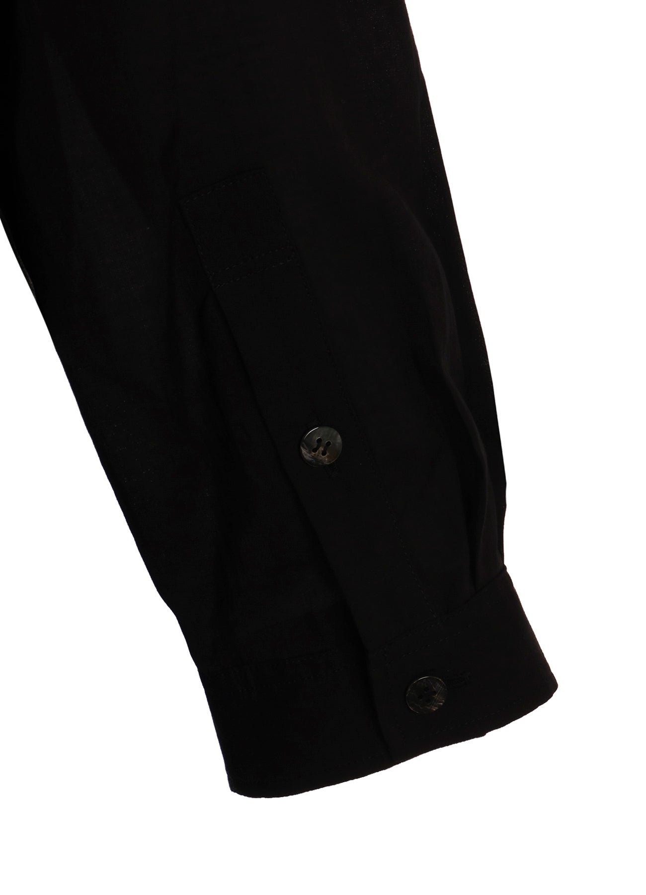 【PIECE UNIQUE】CELLULOSE LAWN OPEN-COLLAR SHIRT WITH HORIZON PANEL