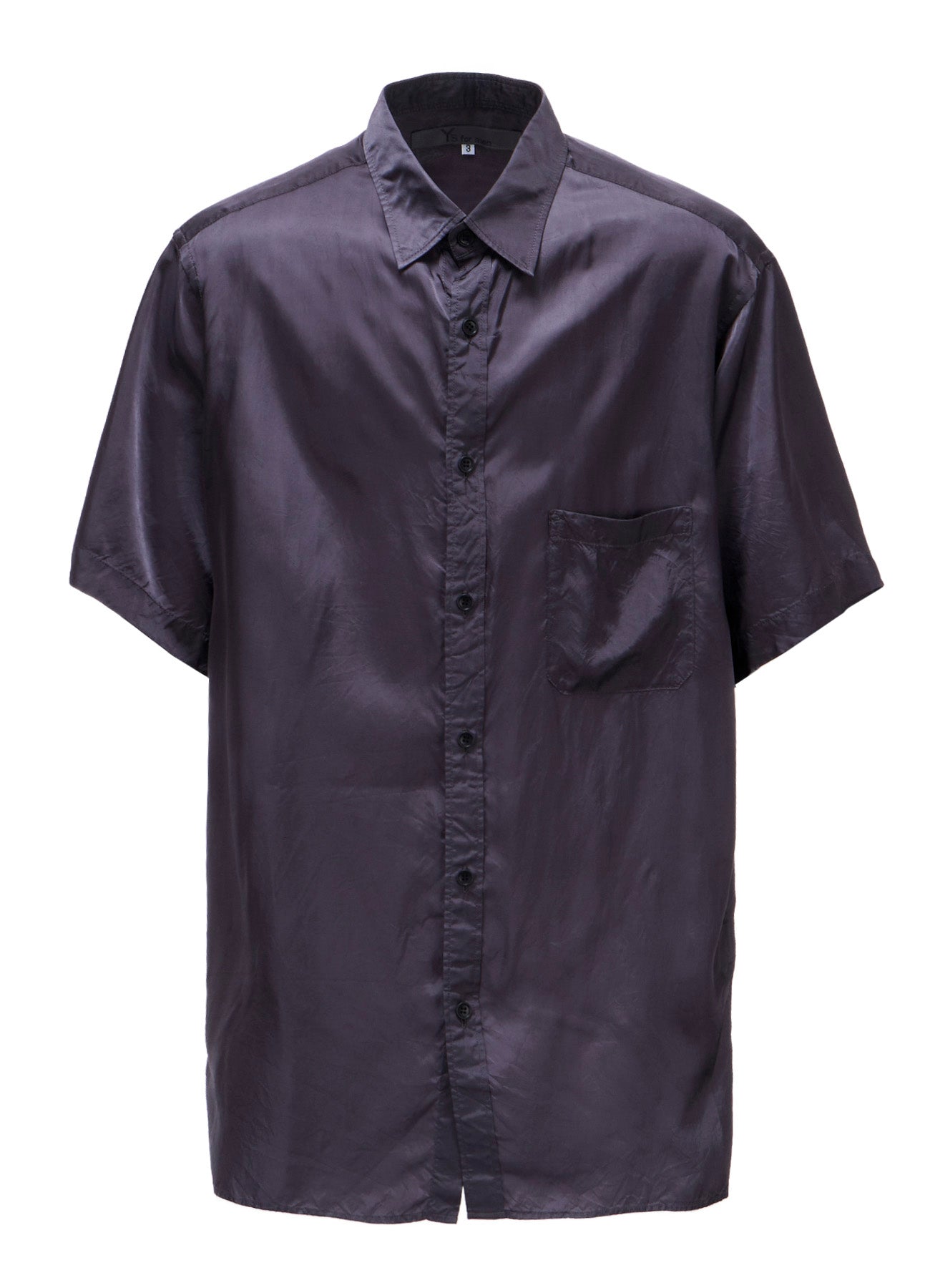 CUPRO STANDARD SHORT-SLEEVE BIG SHIRT – THE SHOP YOHJI YAMAMOTO