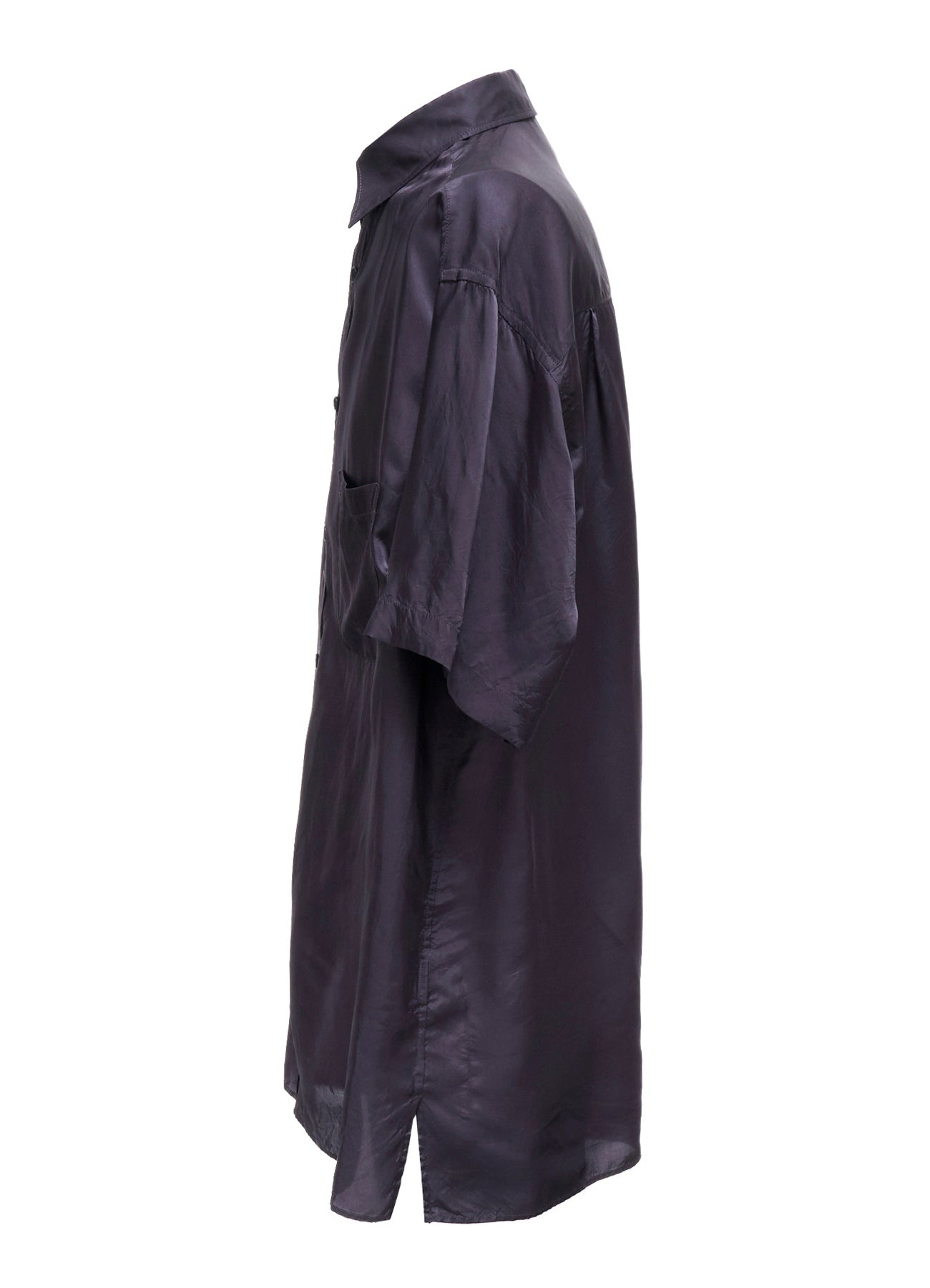 トップス 00s Y's cupro shirt dot CUPRO STANDARD SHORT-SLEEVE BIG SHIRT – THE SHOP YOHJI YAMAMOTO