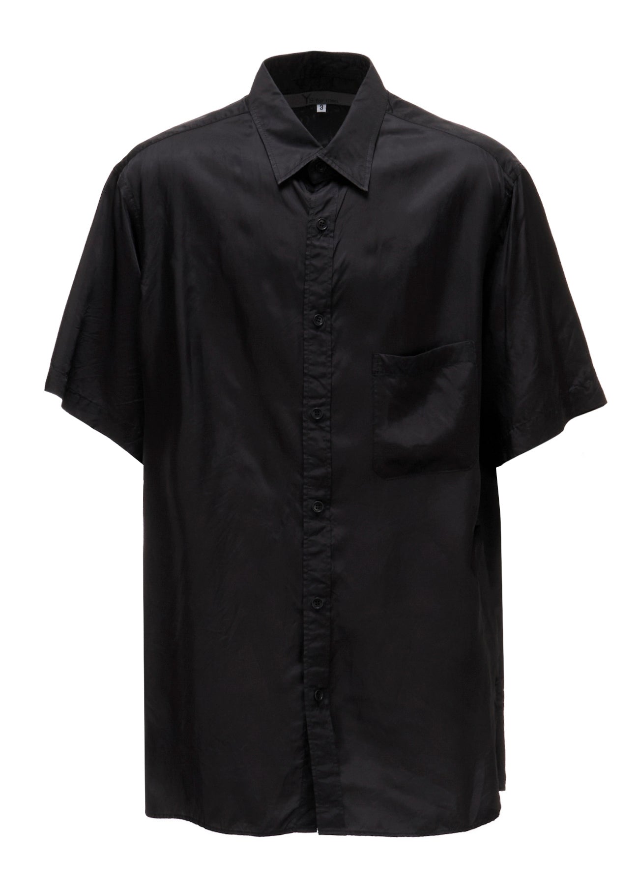 CUPRO STANDARD SHORT-SLEEVE BIG SHIRT – THE SHOP YOHJI YAMAMOTO