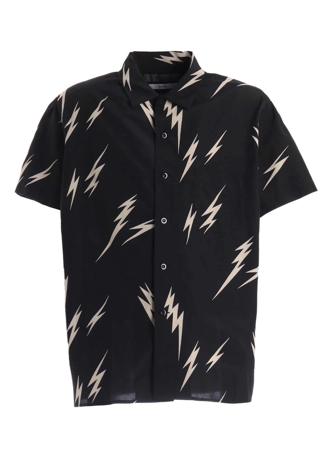 【Y's for men × MASSES】THUNDER BLEACH DYED SHORT SLEEVE SHIRT