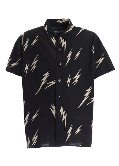 【Y's for men × MASSES】THUNDER BLEACH DYED SHORT SLEEVE SHIRT