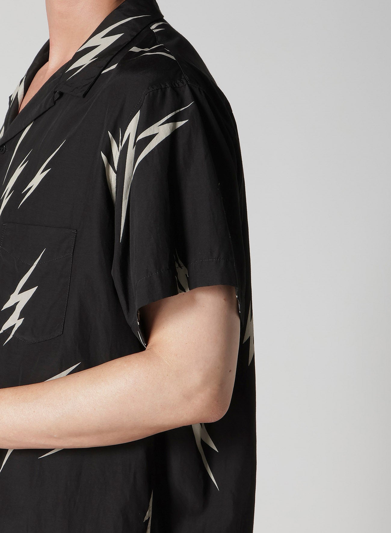 Y's for men × MASSES】THUNDER BLEACH DYED SHORT SLEEVE SHIRT – THE