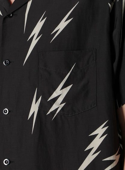 【Y's for men × MASSES】THUNDER BLEACH DYED SHORT SLEEVE SHIRT