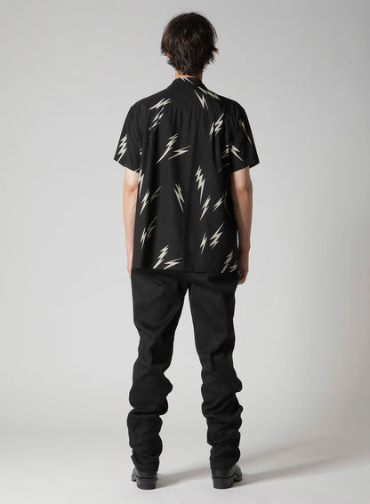 【Y's for men × MASSES】THUNDER BLEACH DYED SHORT SLEEVE SHIRT