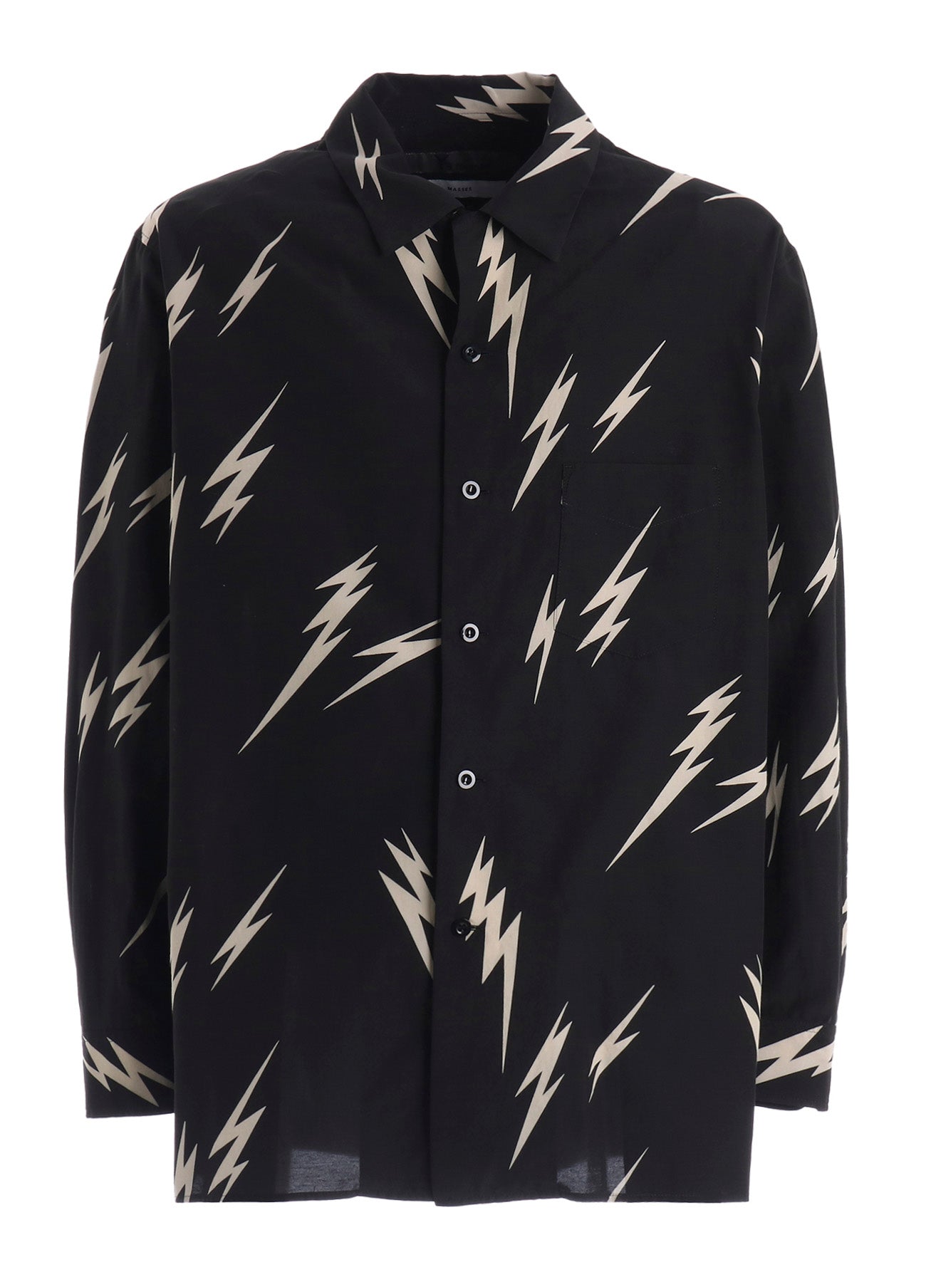 Y's for men × MASSES】THUNDER BLEACH DYED LONG SLEEVE SHIRT – THE