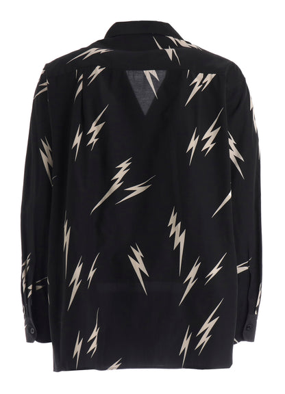 【Y's for men × MASSES】THUNDER BLEACH DYED LONG SLEEVE SHIRT