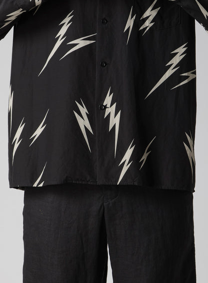 【Y's for men × MASSES】THUNDER BLEACH DYED LONG SLEEVE SHIRT