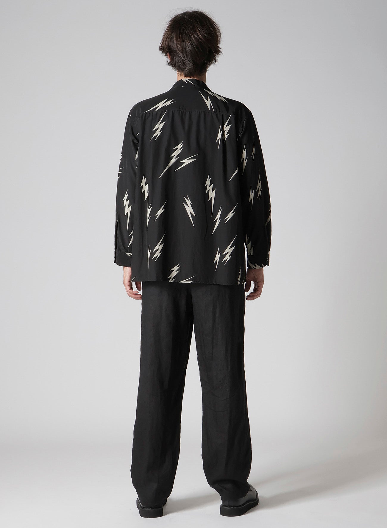 【Y's for men × MASSES】THUNDER BLEACH DYED LONG SLEEVE SHIRT