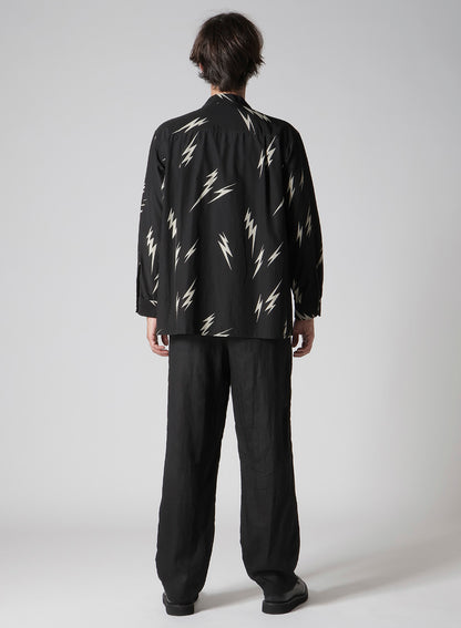 【Y's for men × MASSES】THUNDER BLEACH DYED LONG SLEEVE SHIRT