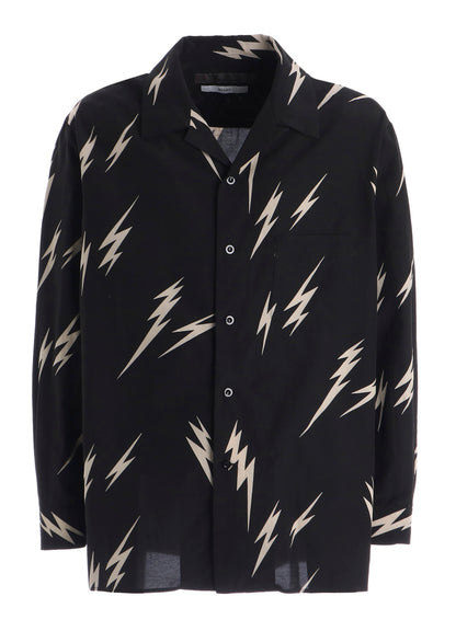 【Y's for men × MASSES】THUNDER BLEACH DYED LONG SLEEVE SHIRT