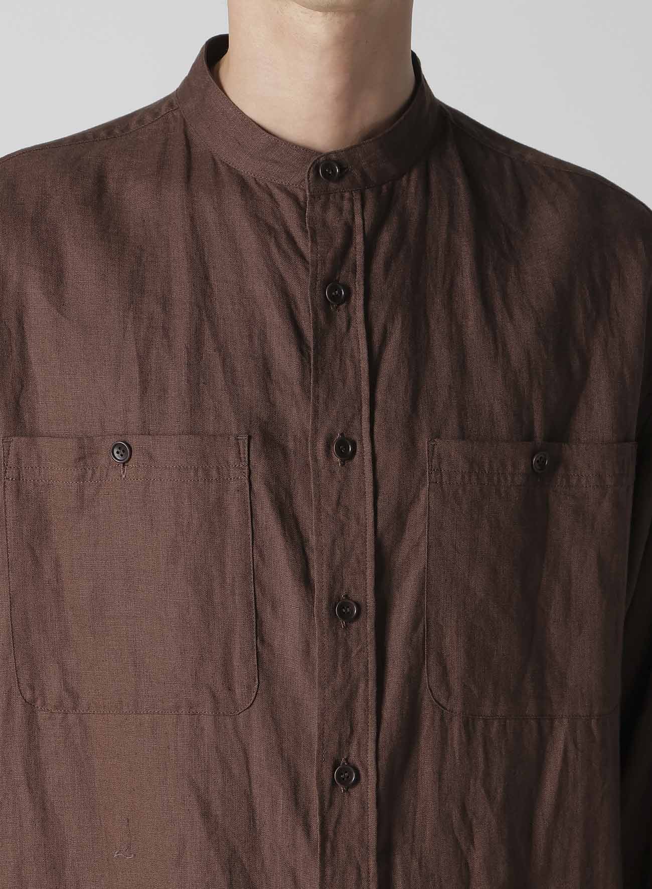 Y's for men × MASSES】LINEN STAND COLLAR SHIRT – THE SHOP YOHJI
