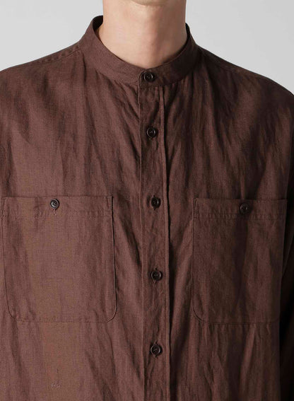 【Y's for men × MASSES】LINEN STAND COLLAR SHIRT