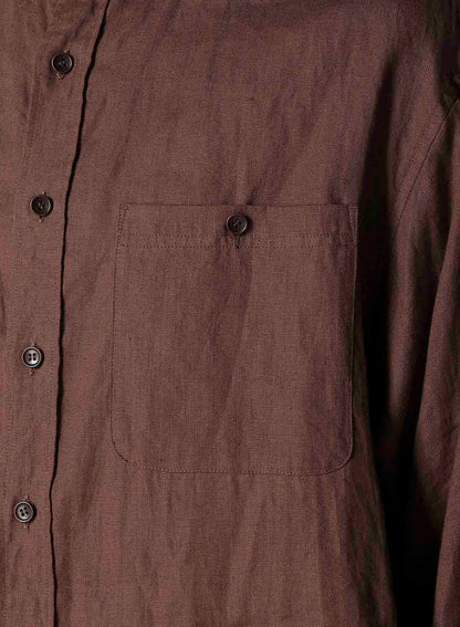 【Y's for men × MASSES】LINEN STAND COLLAR SHIRT