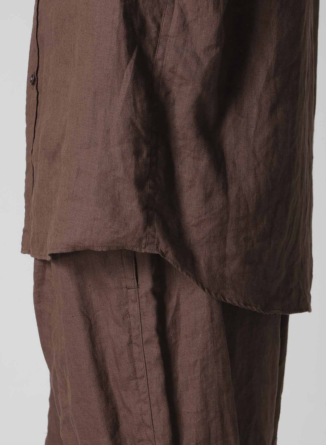 【Y's for men × MASSES】LINEN STAND COLLAR SHIRT