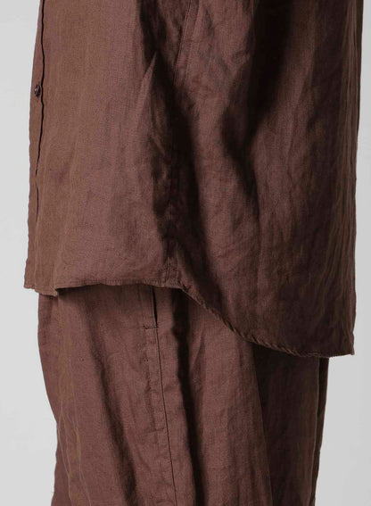 【Y's for men × MASSES】LINEN STAND COLLAR SHIRT