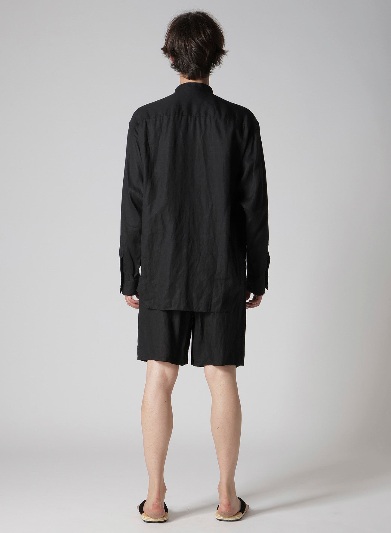 【Y's for men × MASSES】LINEN STAND COLLAR SHIRT