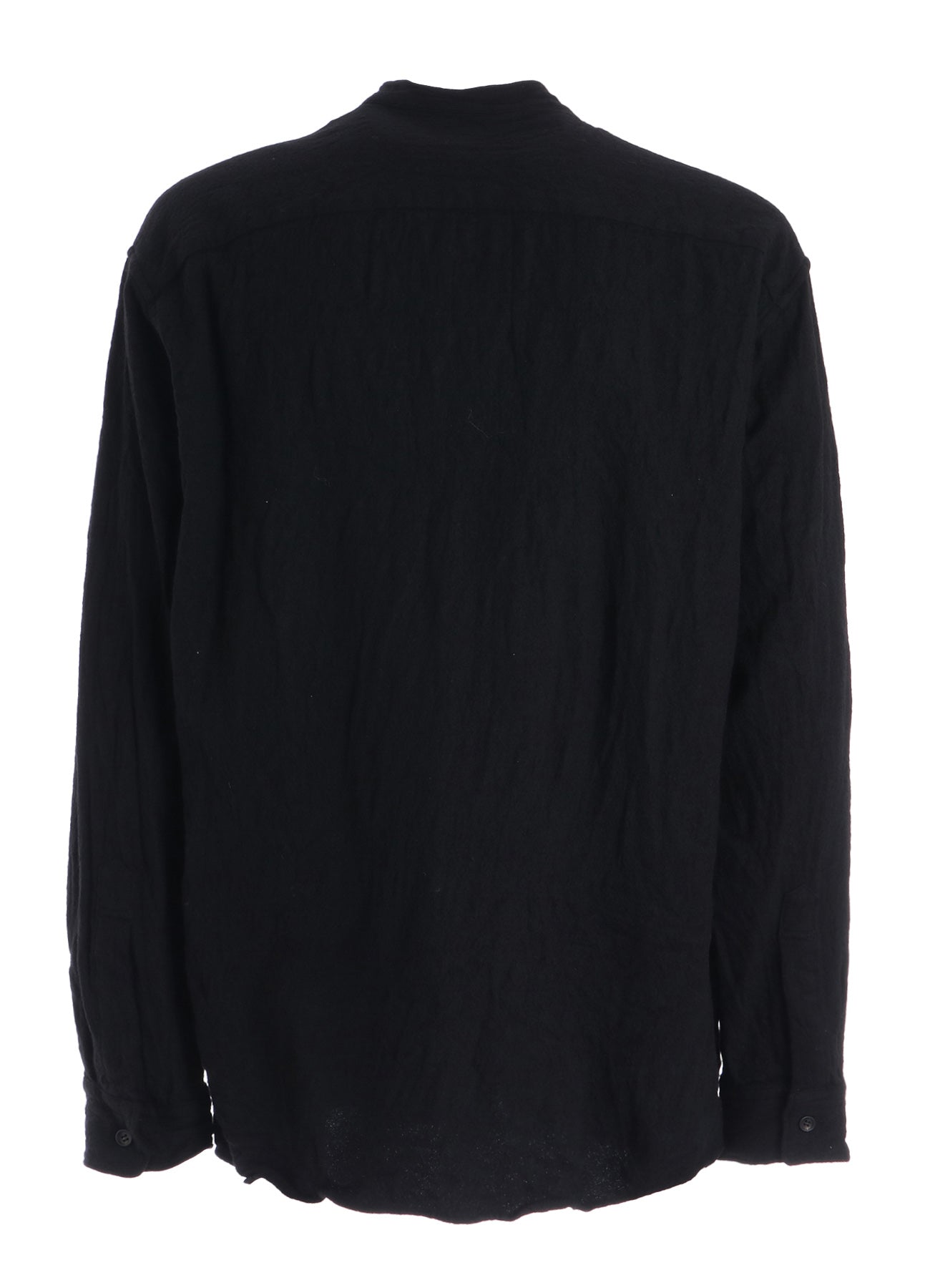 【Y's for men × MASSES】 SHRINK SERGE STAND COLLAR SHIRT