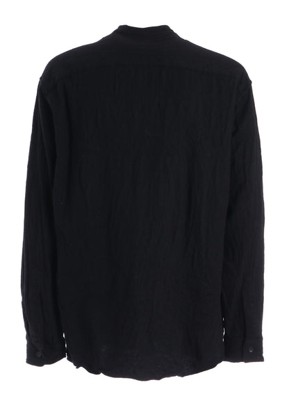 【Y's for men × MASSES】 SHRINK SERGE STAND COLLAR SHIRT