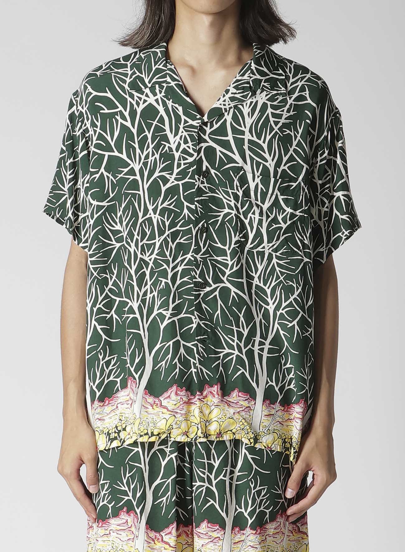 【Y's for men × MASSES】HAWAIIAN SHORT SLEEVE SHIRT