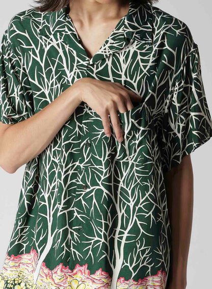 【Y's for men × MASSES】HAWAIIAN SHORT SLEEVE SHIRT